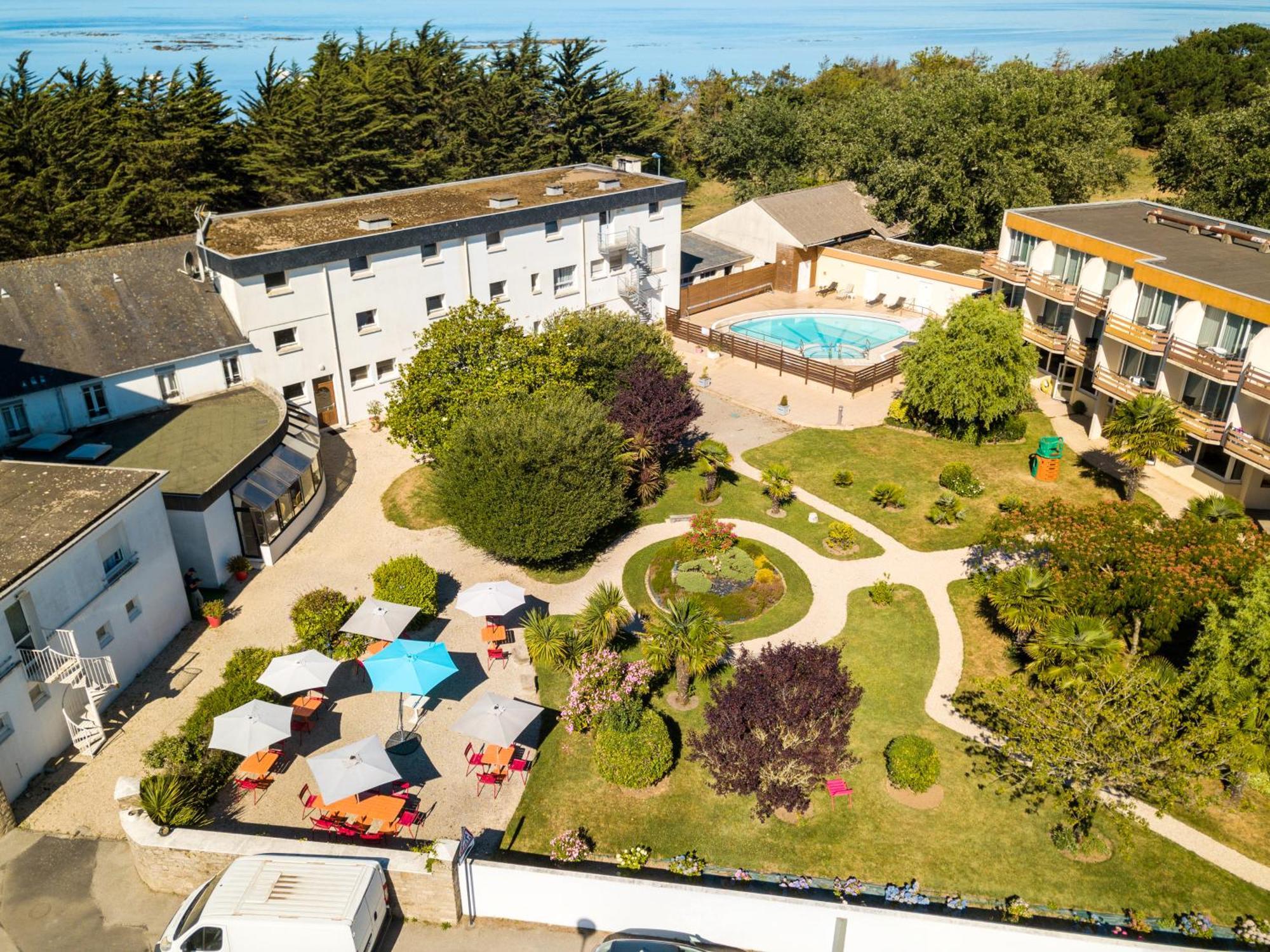 Hotel De La Pointe De Mousterlin Fouesnant Exteriör bild